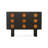 Modern Black Solid Wood Sideboard