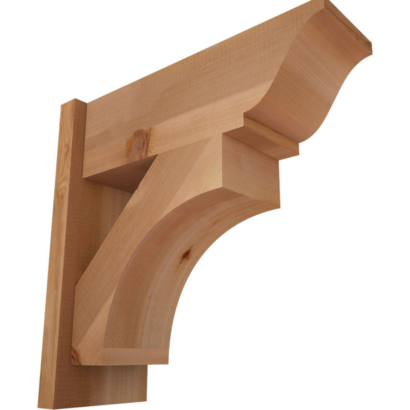 Persienne en bois Westlake, P 20 po x H 20 po, Cèdre rouge occidental l 7 1/2 po (lisse)