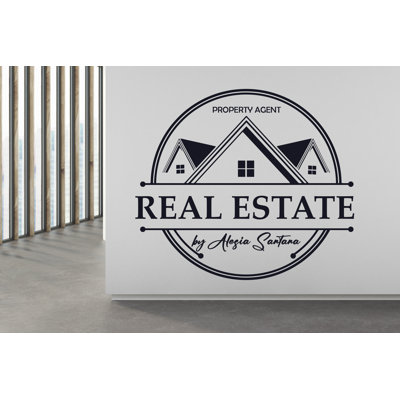 Real Estate Wall Decor Office Decal Realtor Business Worker Real Estate Office Décoration Motivation Autocollants Muraux Cadeau Unique 336