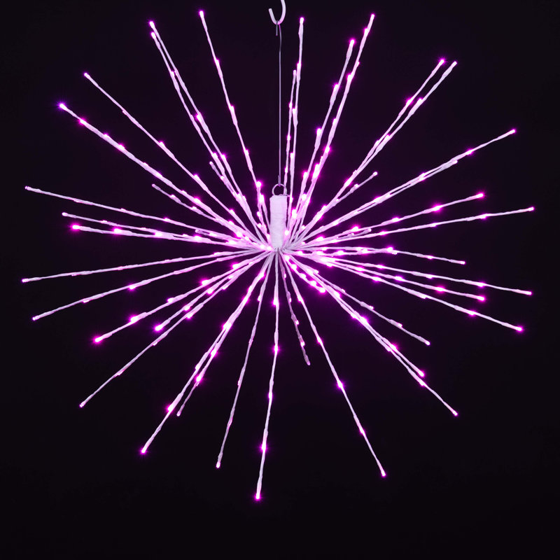 200 lanternes 200 lumières, Rose, H 32 po x L 32 po x l 32 po