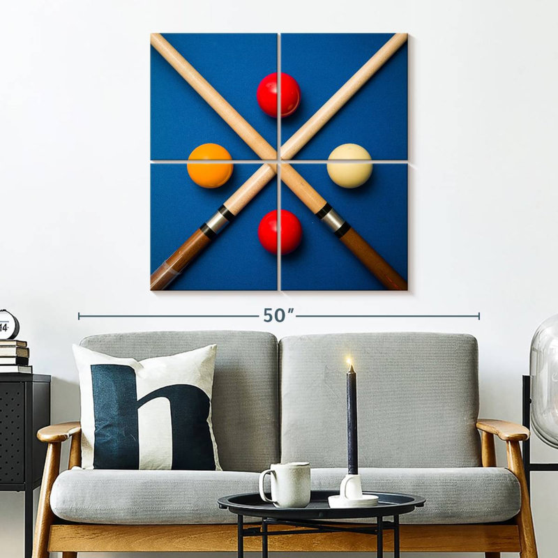 Senne Pool Ball And Sticks, 32" H x 32" W