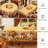 Golden Autumn Pumpkin-Patterned Machine-Washable Polyester Tablecloth