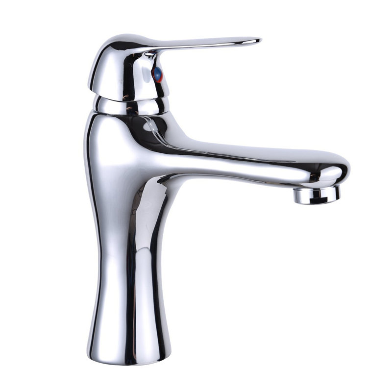 Lavabo de salle de bain mural en porcelaine vitreuse avec robinet et trop-plein 20 po.