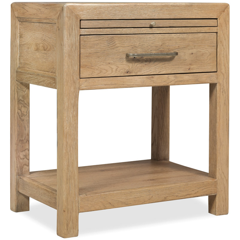 Driftwood One-Drawer Nightstand, Natural