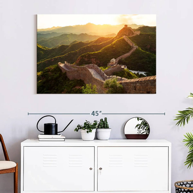 Nicci, grande muraille de Chine, H 26 po x l 39 po