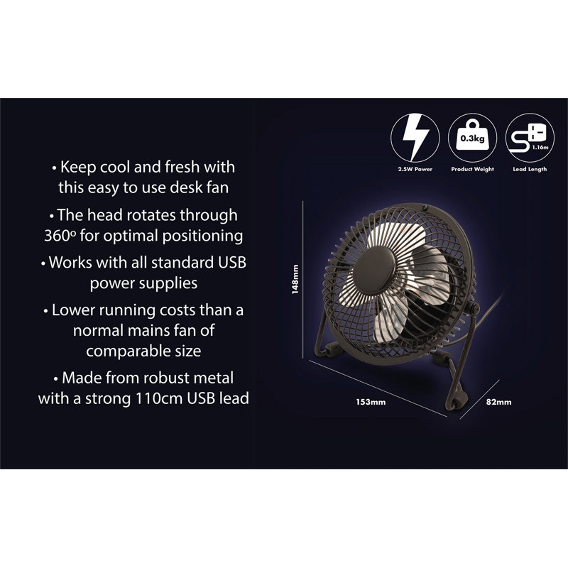 St. Helens Home & Garden 14.8cm Fan
