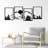 Metal Wall Art Décor,Morden Wall Art for Living Room Bedroom Hallway,Natural Mountain Pattern,Line Art Wall Décor,Set of 4
