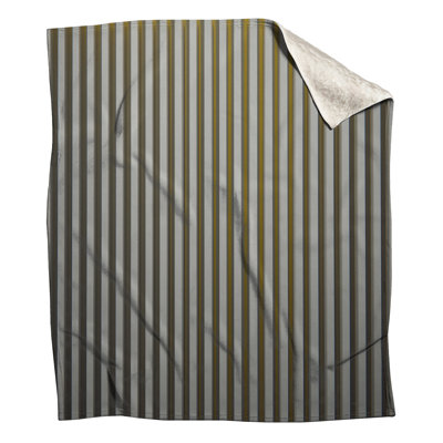 Couvertures verticales à rayures jaunes