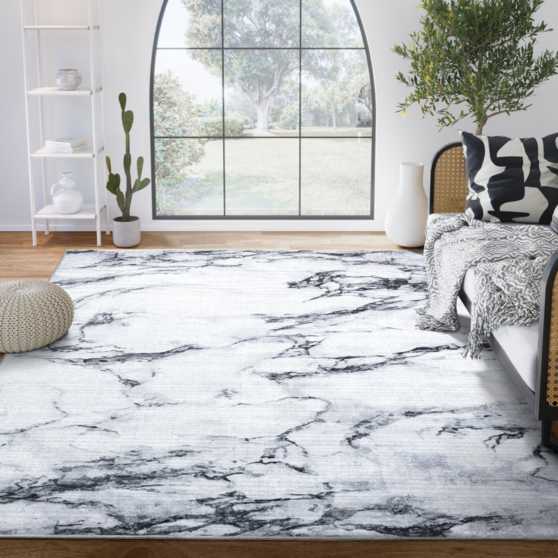 Auroralee Abstract Indoor Rug, Rectangle 5'3" x 7'6"