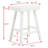 Solid Wood Counter Stool-973658691