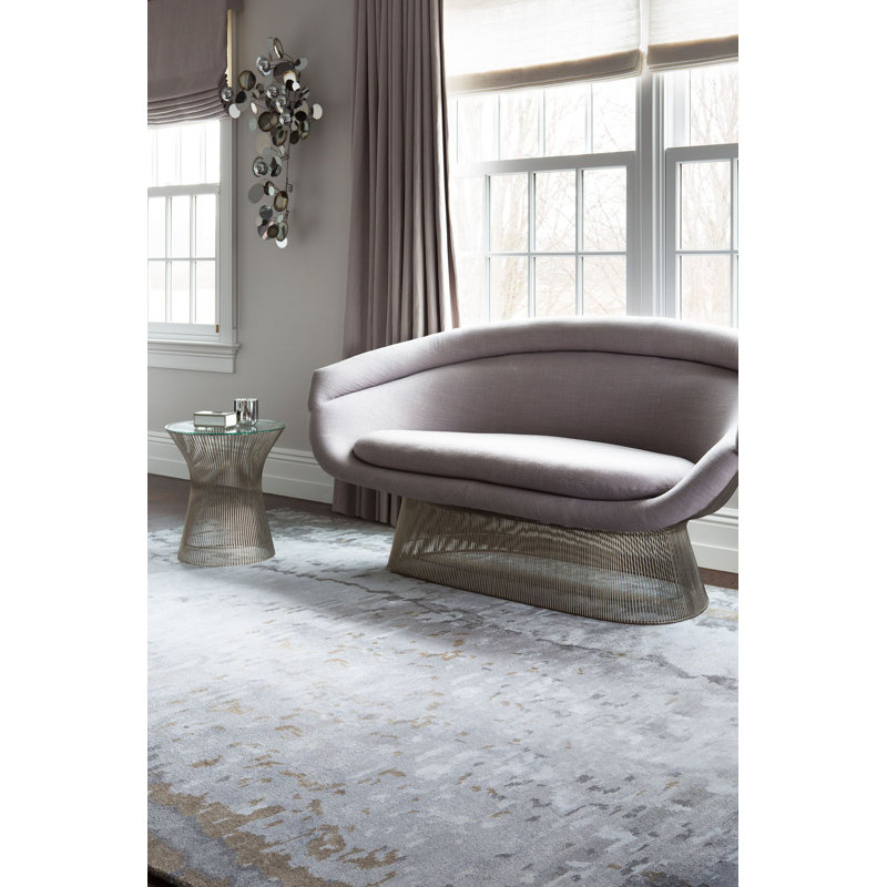 David Rockwell Tidal Moonlight Area Rug, Rectangle 12' x 18'