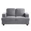 Causeuse confortable en velours moderne-1756801273