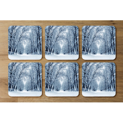 Square 6 Piece Coaster Set