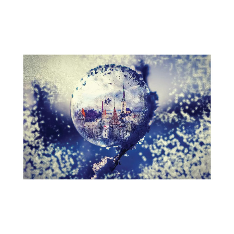 City Globe by Paul Haag - Print on Canvas, 20.32 cm H x 30.48 cm W, Wrapped Canvas