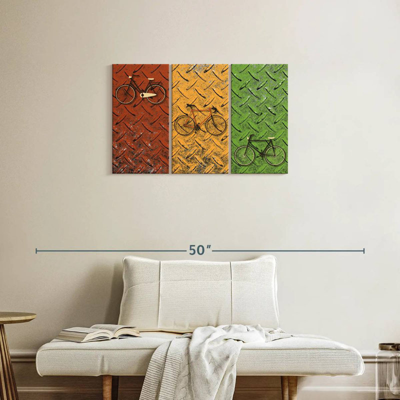 Mehar Bicycle Set, 20" H x 33" W