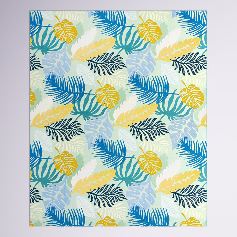 Tapis d'extérieur moderne Windall, Rectangle 10 pi x 12 pi