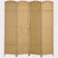 Paravent 4 panneaux pliable, hauteur de 5,6 pi, écran d'intimité autoportant pour bureau à domicile et chambre à coucher, bois naturel-114730192-114730193