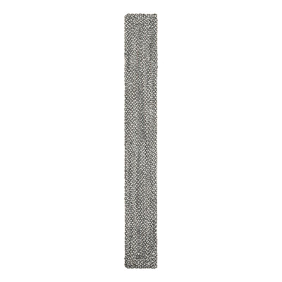 Barlet Handmade Braided Cotton Gray Area Rug