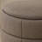 Stylish Linen Cylinder Storage Ottoman-1121326580