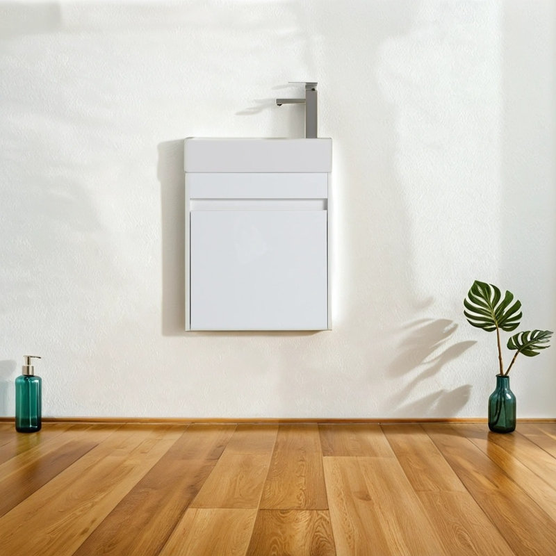 Ensemble de meuble-lavabo simple 18,35 po Lemal, Blanc