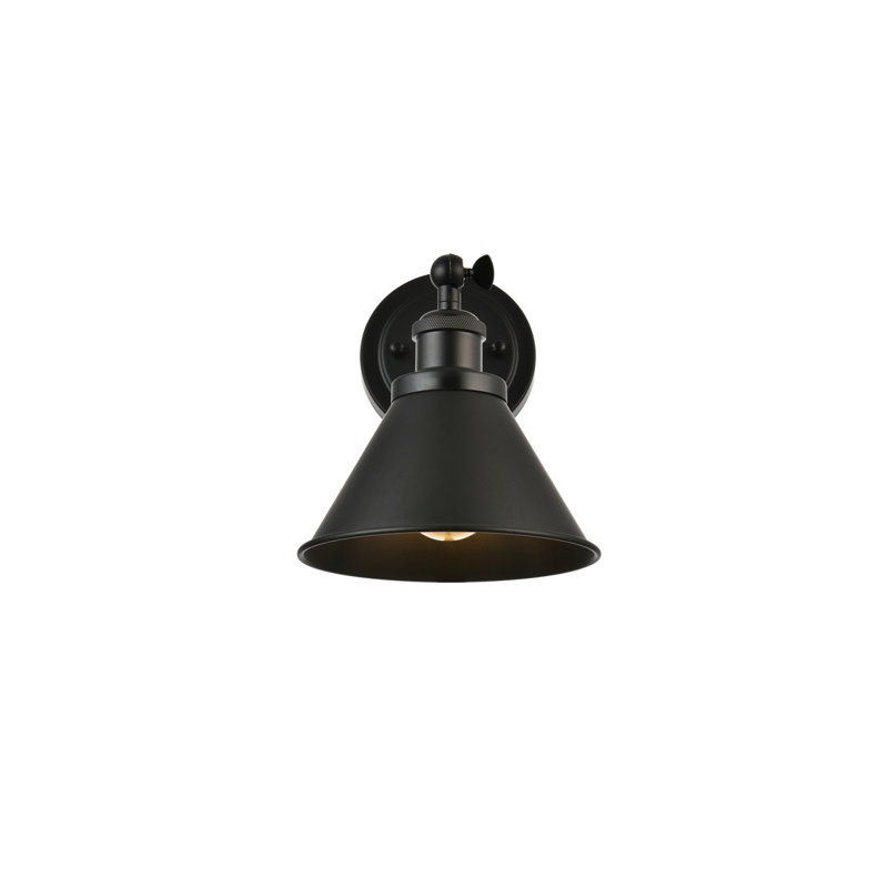 Opechee Bath Sconce, Black