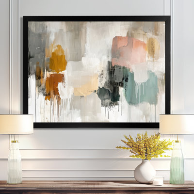 «Wideman Silence Of Minimalisme Soft Colors Peinture II», art mural minimalisme