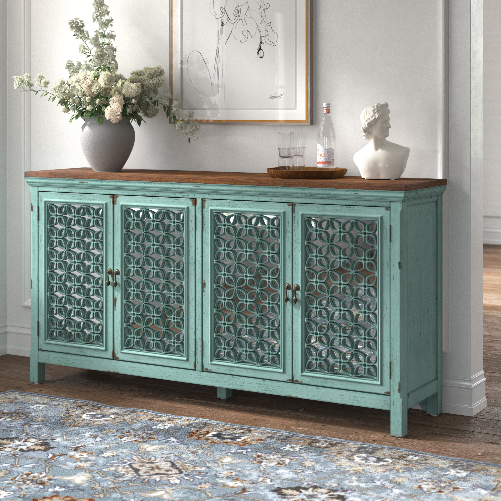 Bobs furniture accent deals cabinet