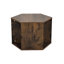 Table basse hexagonale avec rangement, bois antique de 48,45 po, 2 pièces, design élégant, table en bois facile à assembler et à nettoyer, 48,45 po, espace de rangement abondant, apparence tendance, étapes d'assemblage simples-1075282578