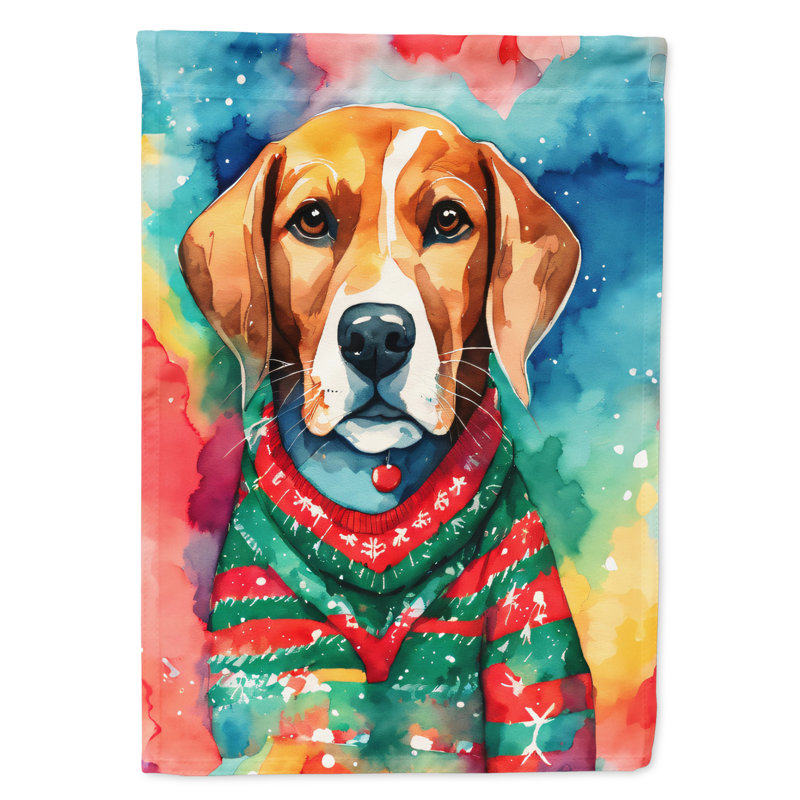 Double Sided Polyester Christmas, 40'' H x 28'' W