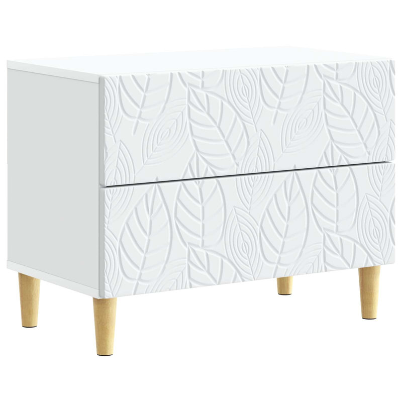 62 cm W Solid Wood Bedside Table