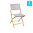 Folding French Chairs in PE Rattan with Metal Frames for Indoor and Outdoor Use-107823678