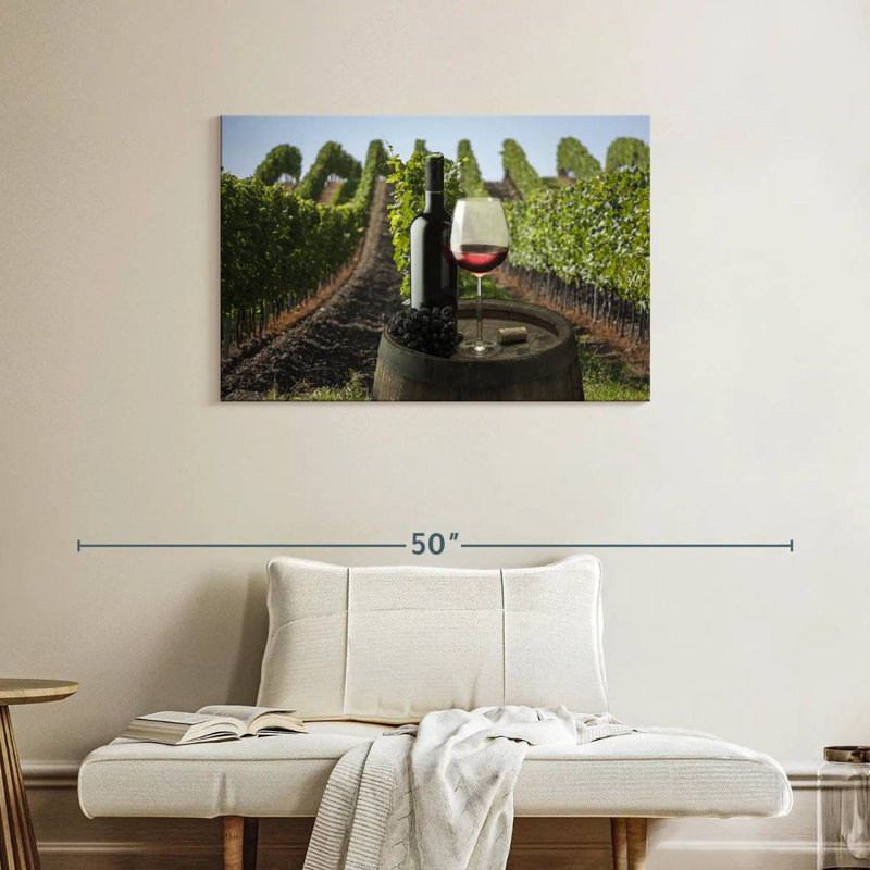 Yarlin Vineyard Wine Tasting, 24" H x 36" W