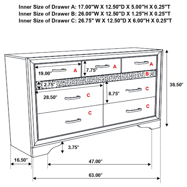 Dimensions du produit