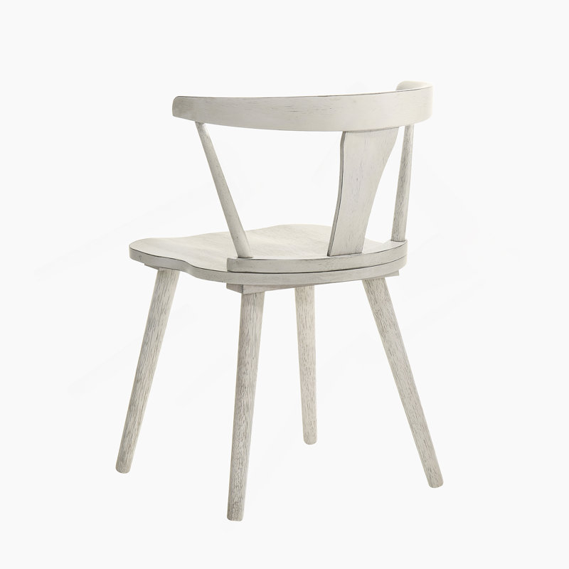 Ensemble de 2 pièces pour chaise de salle à manger rustique moderne de style campagnard au design rétro, facile à assembler