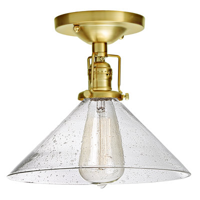 Shumway Glass Semi Flush Mount