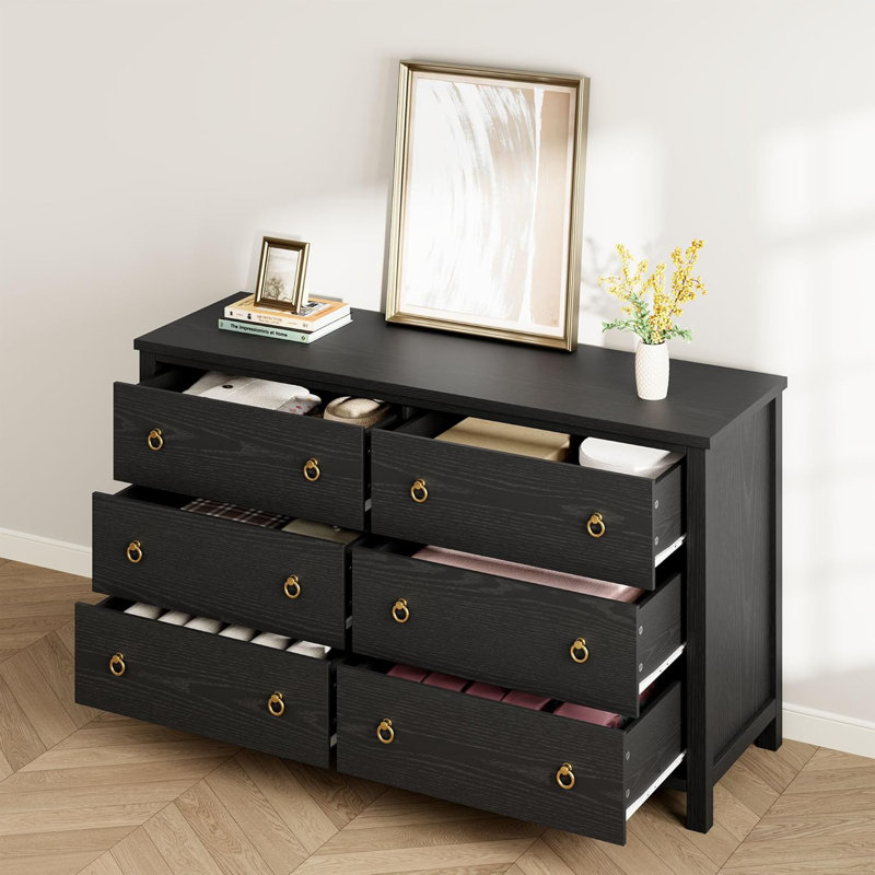 119.9 cm W Chest of 6 Drawers