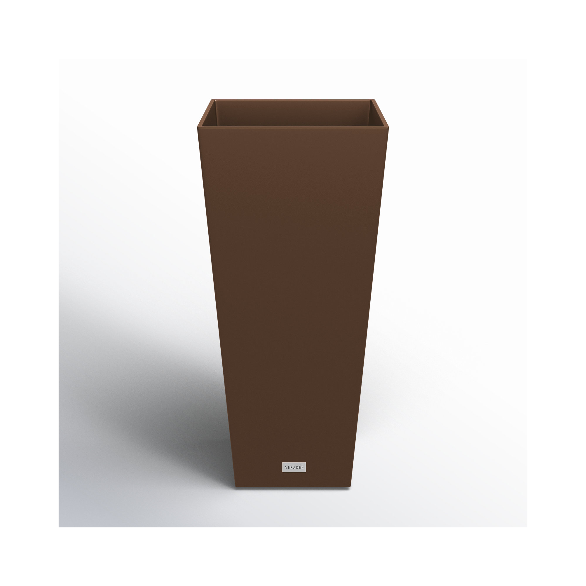 Pure Series Midland Planter, Espresso, 1, 30" H x 15.25" W x 15.25" D