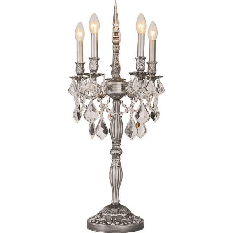 Lampe de table 26 po Pastorella, Étain