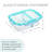 2-Compartment Glass Food Container 1520ml