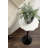 Round Marble and Metal Drink Table-2111102427
