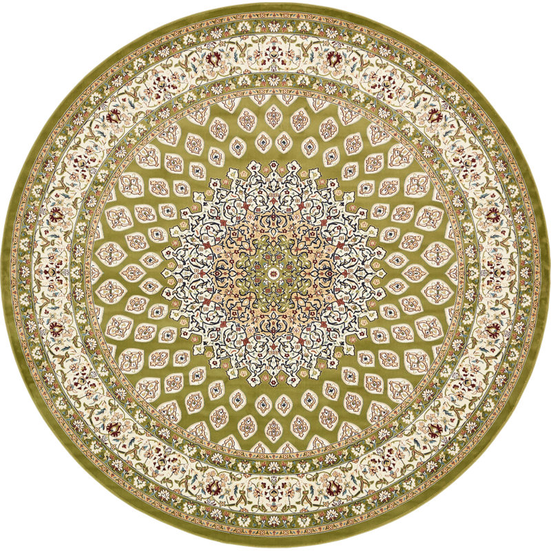 Jackson Floral Indoor Rug, Round 10'