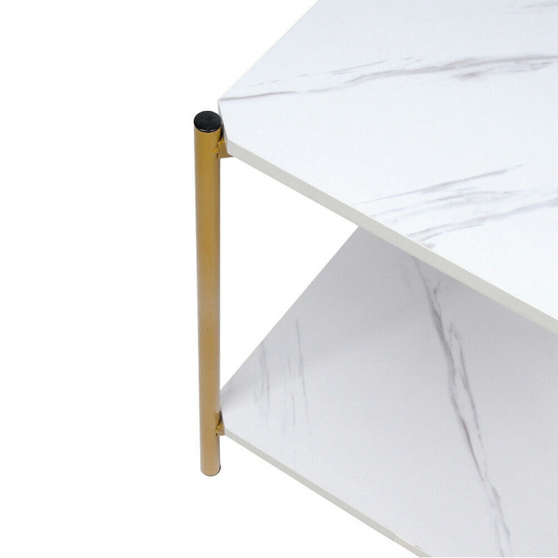 Senoia Sled End Table Built-In Outlets