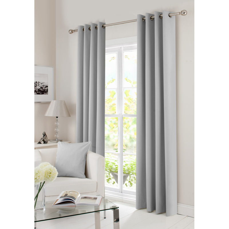 Ensemble de 2 rideaux occultants Solar Max, Gris
