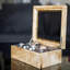 Boîte à montre en bois Mapa Pearl, grand porte-montre, boîtier en bois, rangement pour montre