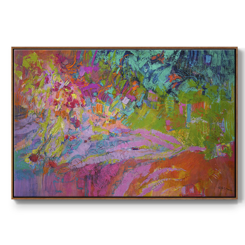 Passion Diva, toile encadrée de qualité supérieure - prête à être accrochée, H 25 po x l 37 po x P 2 po