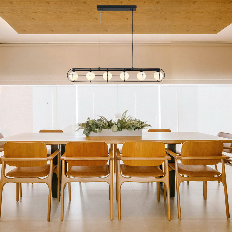 Lustre à intensité variable à 6 lumières DEL Jibson