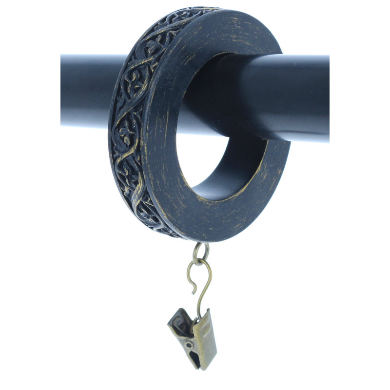 Nathaly Curtain Rings, Burnt Gold
