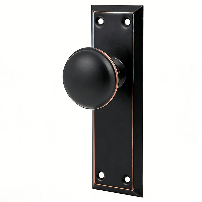Coolnews Mortise Dummy Door Knob, Oil Rubbed Bronze, Double Dummy