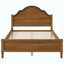 Grand lit plateforme en bois avec tête de lit arquée-972385093-972385094