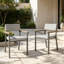 Chaises de patio pour 2 personnes, chaises d'extérieur en aluminium avec coussins épais